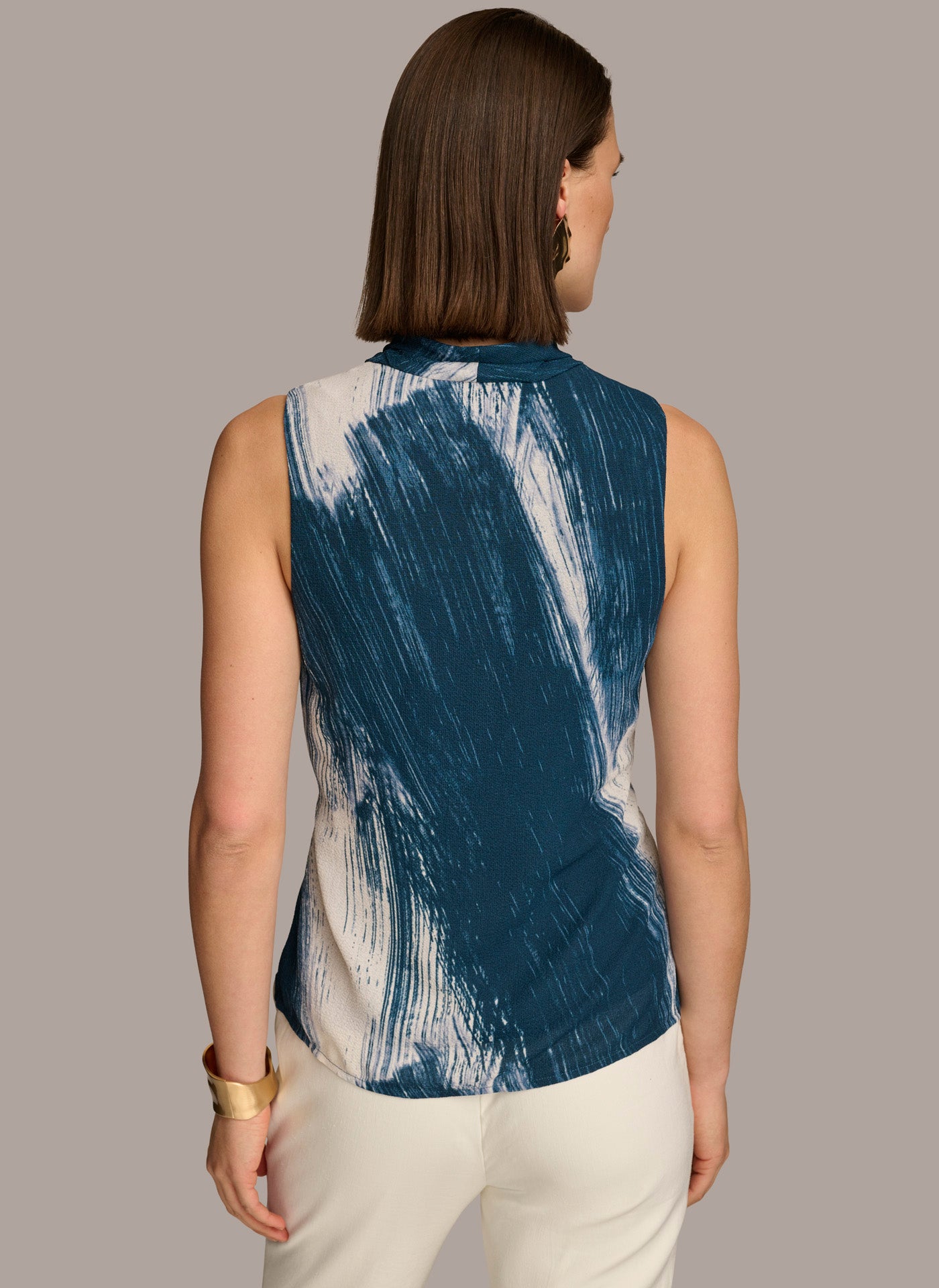 (image for) HIGH QUALITY PRINT DRAPE TOP